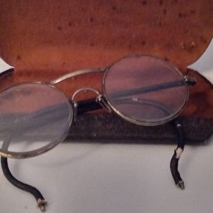 Vintage Steampunk MSA Safety Glasses with New Metal Vintage case